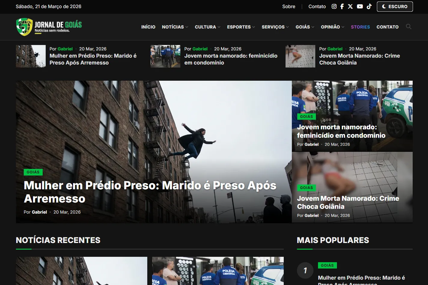 Tema 2 - JornalBox - Dark